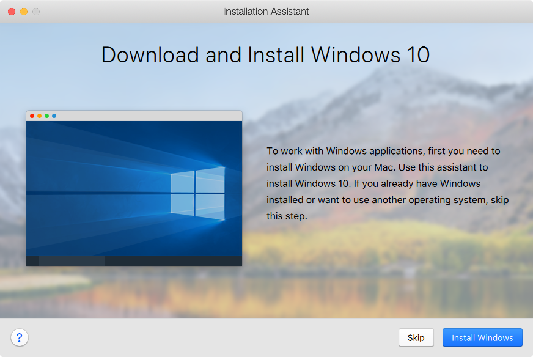 Download Windows Operating System For Mac